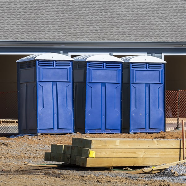 what is the cost difference between standard and deluxe portable restroom rentals in Lenape Heights